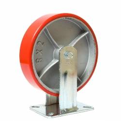 Колесо Промышленник большегрузное полиуретановое неповоротное фото 1