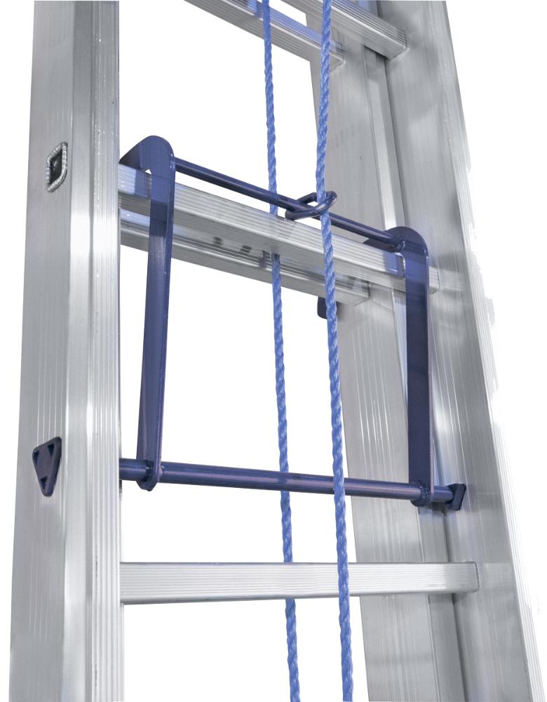 Лестница трехсекционная выдвижная с тросом Alumet Ал 3314 фото 2