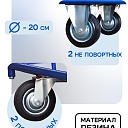 Платформенная тележка Промышленник 1800х800 сетчатая ПС-8.18 200 мм фото 4