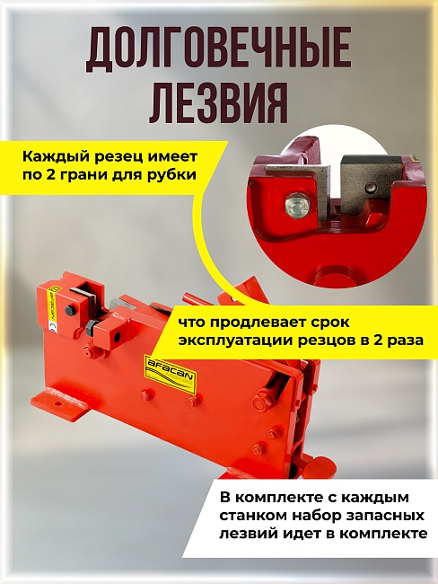 Ручной станок для резки арматуры  Afacan 32M фото 3