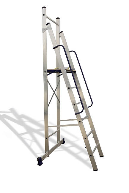 Стремянка профессиональная Alumet APE 1406 фото 2