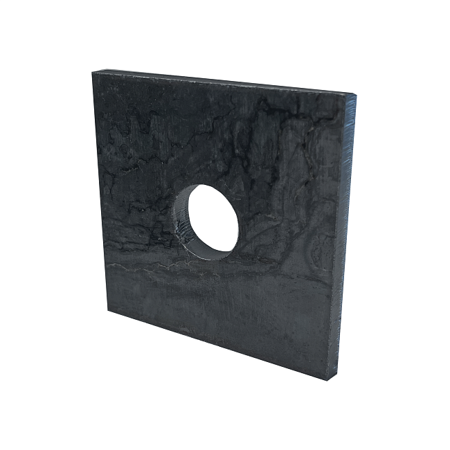 Фундаментная закладная плита (анкерная шайба)  Промышленник Мн-3 100х100 мм фото 1