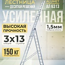 Лестница трехсекционная Alumet Ал 6313 фото 1