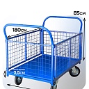 Платформенная тележка Промышленник 1800х800 сетчатая ПС-8.18 200 мм фото 2