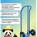 Грузовая тележка двухколесная Промышленник ДК-100 (пневмо колеса) фото 6