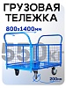 Платформенная тележка сетчатая ПС-8.14 200 мм