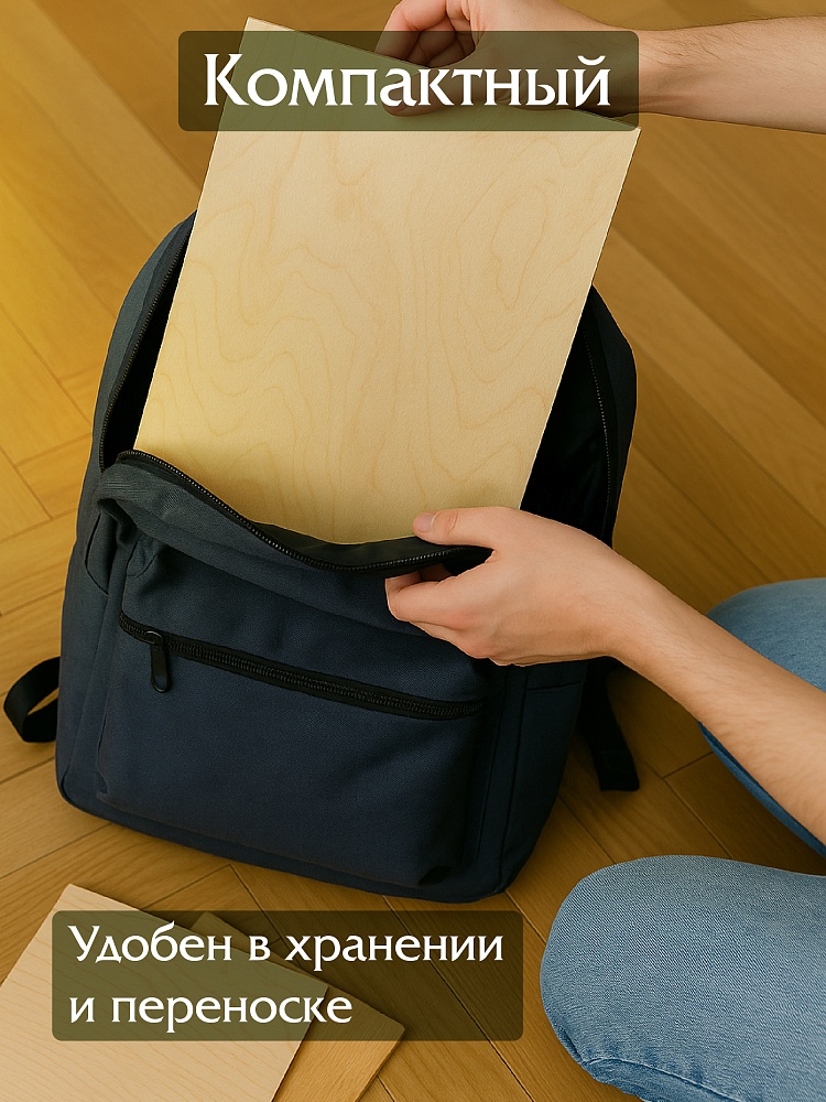 Фанера Промышленник 480х460х10мм, береза, упаковка 1 шт фото 3