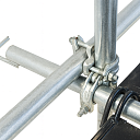 Поперечина к стене для хомутовых лесов оцинкованная 3,25 м фото 2