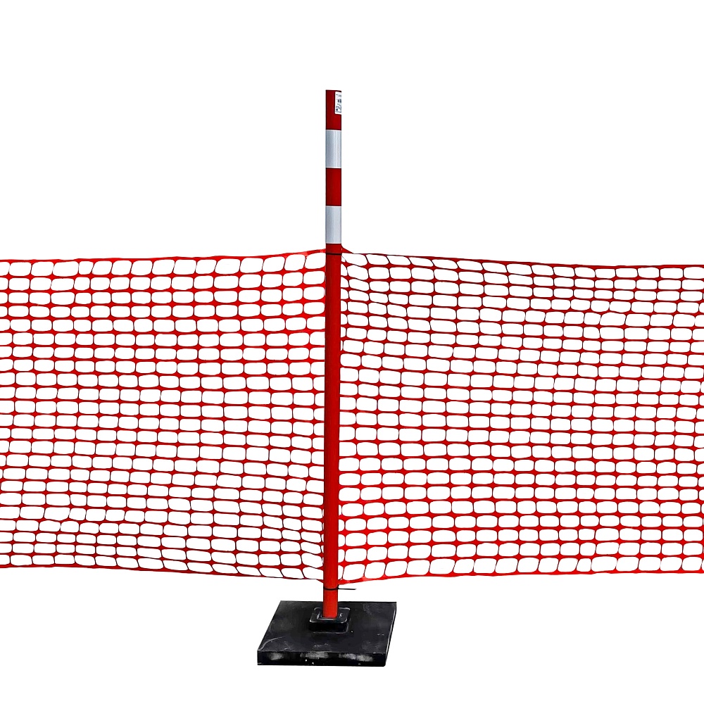 Аварийное ограждение Промышленник веха дорожная сигнальная 1,5 м, с 2-мя с/о лентами (10 шт) фото 3