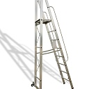 Стремянка профессиональная Alumet APE 1408 фото 2