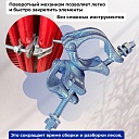 Хомут поворотный 60х60 мм, оцинкованный, кованный (упаковка 20 шт.) фото 5