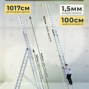 Лестница трехсекционная Alumet Ал 6313 фото 2