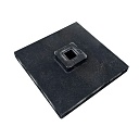 Аварийное ограждение Промышленник подставка полимерная под веху сигнальную, чёрная фото 1