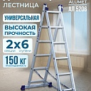 Лестница двухсекционная Alumet Ал 5206 фото 1