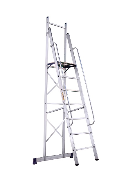 Стремянка профессиональная Alumet APE 1407 фото 1