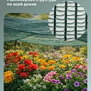 Сетка фасадная затеняющая  Промышленник зеленая 30-35% 2х50 м фото 5