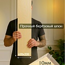 Фанера Промышленник 620х225х10мм, береза, упаковка 1 шт фото 2