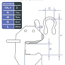 Захват монтажный Промышленник широкий 3 т упаковка 2 шт. фото 6
