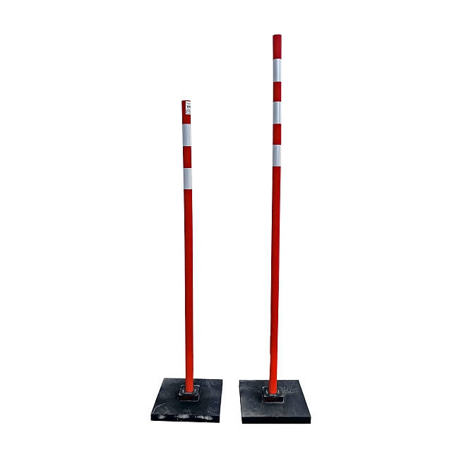 Аварийное ограждение Промышленник веха дорожная сигнальная 1,5 м, с 2-мя с/о лентами (10 шт) фото 5