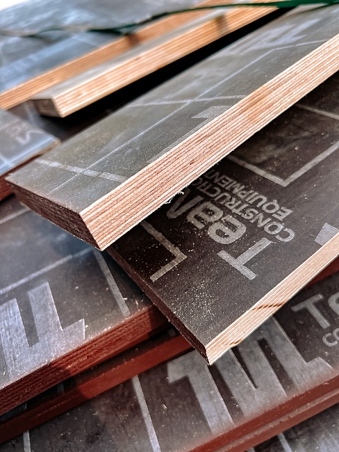 Фанера ламинированная TeaM GRID 2440х610х18мм, береза, сорт 1/1 фото 14