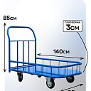 Платформенная тележка Промышленник 1400х800 ПБМ-8.14 200 мм с бортиком фото 2