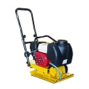 Виброплита бензиновая TeaM С-60 с двигателем Honda и баком для воды, колесами фото 1