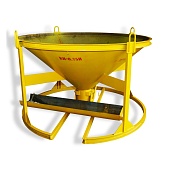 Купить Бадья для бетона БН 0,75 м3 низкая с лотком