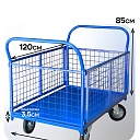 Платформенная тележка Промышленник 1200х800 сетчатая ПС-8.12 200 мм фото 2