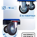 Платформенная тележка Промышленник 1200х600 ПБ-6.12 160 мм с трубчатыми бортами фото 4