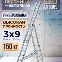 Лестница трехсекционная Alumet Ал 5309 фото 1