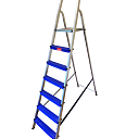 Алюминиевая комбинированная стремянка TeaM 1x7 фото 1