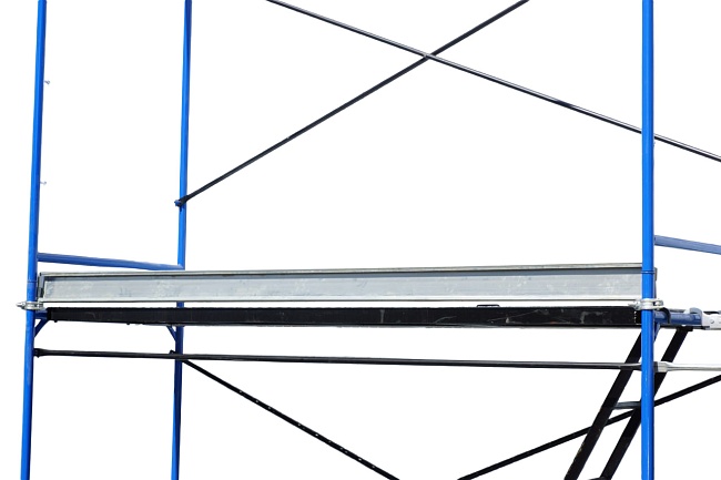 Настил перфорированный оцинкованный с люком и лестницей для строительных лесов 0,6х3,0 м фото 7